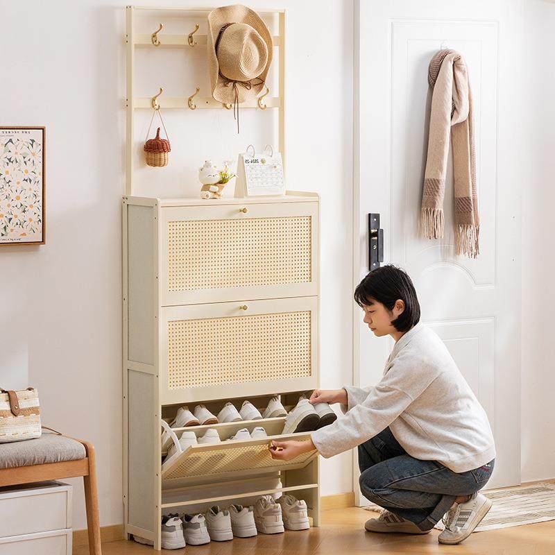 入户超薄鞋柜简易鞋架子门口占地小宿舍出租屋家用多层置物架一体,淘宝优惠券,粉丝福利购,淘宝优惠卷