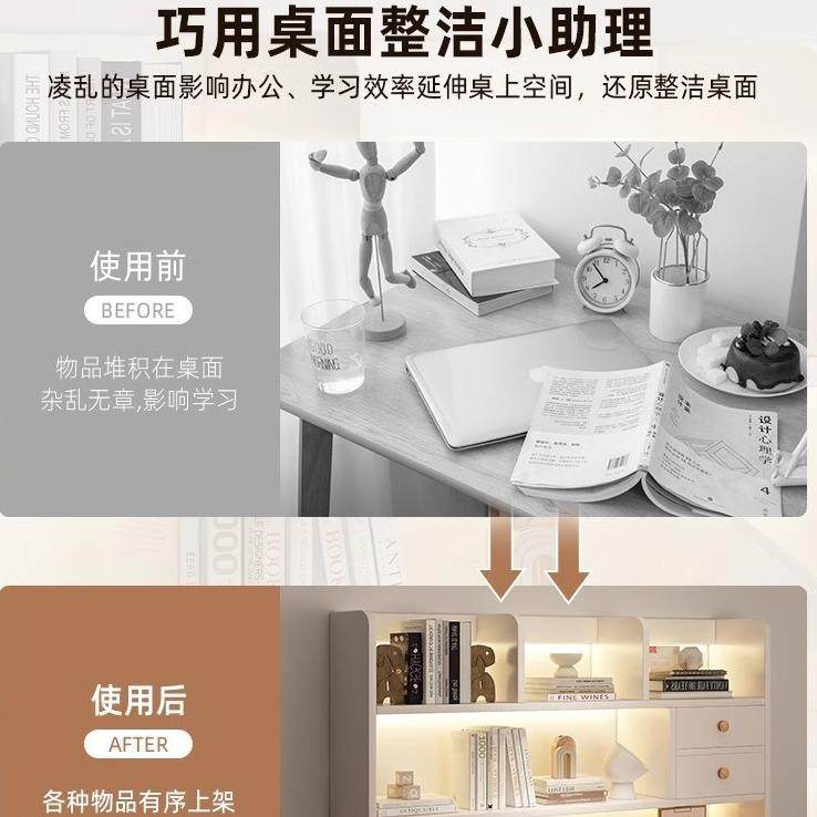 拉车套罩桌面置物架桌上书架书桌收纳储物柜简易柜子家用办公室多,淘宝优惠券,粉丝福利购,淘宝优惠卷