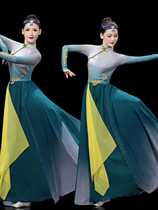2023 new adult minority Mongolian dance performance to serve female Mongolian dance art exam large pendulum skirt long skirt suit
