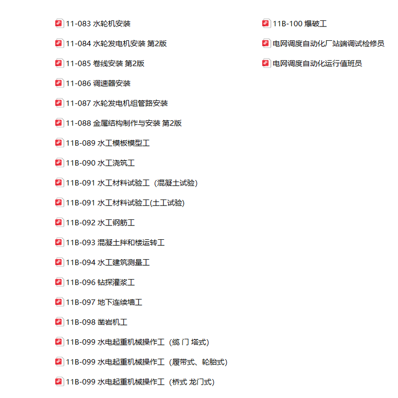 11-029到11-054 职业技能鉴定指导书 职业标准*试题库 PDF电子版 - 图1
