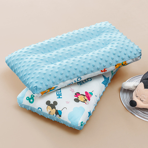 迪士尼儿童枕头A类全棉安抚豆豆枕3岁以上宝宝幼儿园专用小枕头6