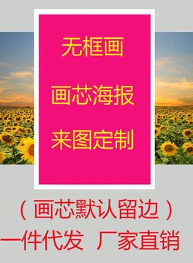 二次元动漫明星制作卷轴画毕设挂画装饰画卡通油画布应援手幅跨境