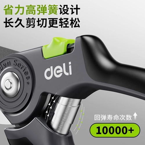 得力修剪树枝剪刀修枝剪果树剪枝专用园林花卉剪子花艺剪园艺剪刀 - 图3