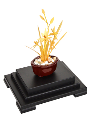 新品金箔兰花摆件家居饰品客厅电视柜酒柜玄关工艺W品家装办公室