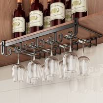 Wine Cabinet Living-room New Swing Piece Red Wine Glass Shelf Upside Down Hanging Free Stiletto High Foot Cup Containing Shelf Home