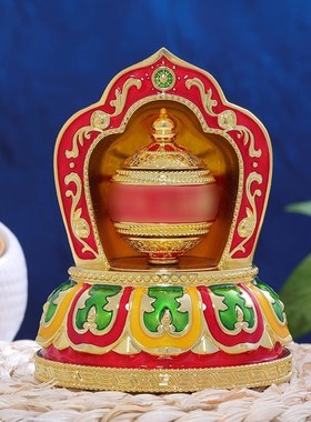 太阳能电池双用车载转轮r车内办公家用转筒车饰转动金桶摆件装饰