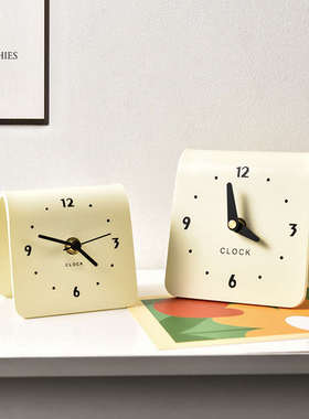 小闹钟台a钟装饰摆件高级感小众梳妆台卧室氛围感好物房间改造物