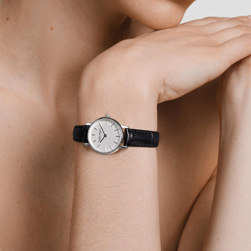 意大利Campo Marzio手表女简约小表盘圆形石英女表圣诞礼物 - 图1