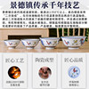 High temperature underglaze colored golden pheasant white porcelain rice bowl and noodle bowl
