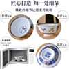 High temperature underglaze colored golden pheasant white porcelain rice bowl and noodle bowl