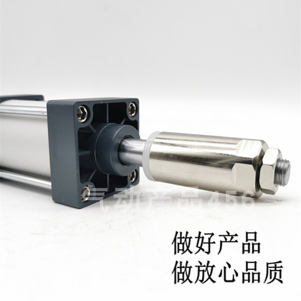 亚德客型小型气动大推力标准可调气缸SCJ160X25X50X75X100X150 - 图2