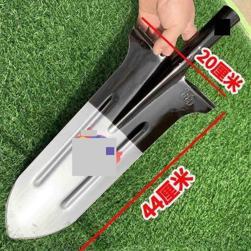 锰钢加长加厚挖树锹窄口挖山药锹全钢长尖锹挖树铲子挖沟挖土铁锹,淘宝优惠券,粉丝福利购,淘宝优惠卷