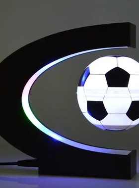 光磁悬浮篮球足球摆件男孩创意生日礼物体育文创卧室夜灯装饰礼品