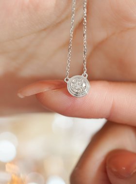 cortifr18K金女不过敏不掉色项链