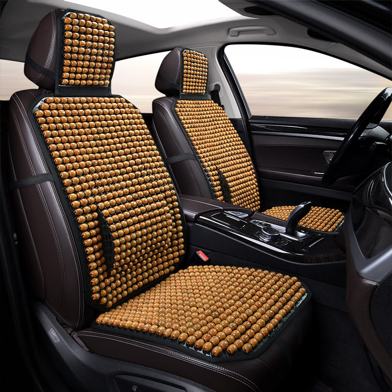 汽车坐垫夏季通风透气凉垫单张木珠座垫防滑按摩正副驾驶座椅垫,淘宝优惠券,粉丝福利购,淘宝优惠卷