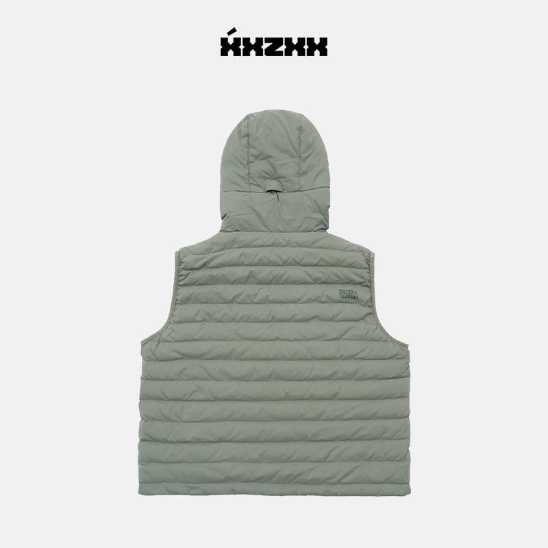 XXZXX 连帽羽绒马甲背心白鸭绒男女潮牌童装亲子装 冬季新款 556 - 图2
