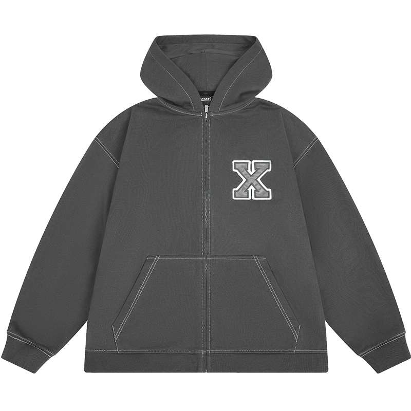 XXZXX连帽卫衣开衫外套男女潮牌童装亲子装 2025年秋季新款 2511,淘宝优惠券,粉丝福利购,淘宝优惠卷