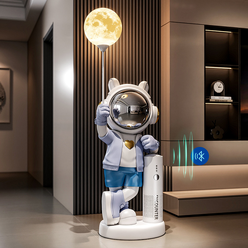音乐宇航员太空人摆件智能音响航天员客厅大型落地男孩房间装饰品 - 图1