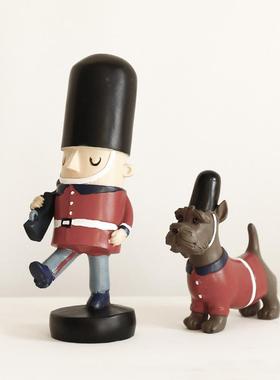 摆件装饰品创意客厅胡桃夹子小英国士兵家居O摆设北欧木偶酒柜软