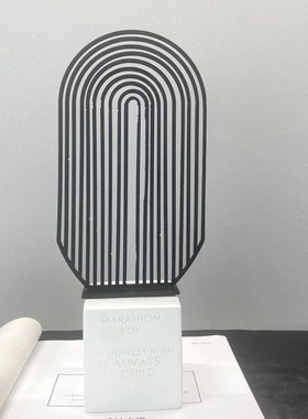 现代轻奢金属抽象枝叶摆件样板间软装饰品客厅X家具玄关摆设