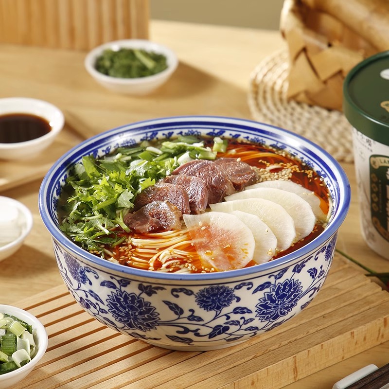 牛小捞正宗兰州牛肉拉面灵台长面速食泡面方便面食品拉面清真整箱