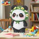 New cute panda building block puzzle 6 to 12 years old difficult educational assembly toy adult version ornamental gift