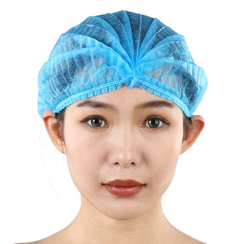 新品一次性帽子防尘头套加厚食品车间制药医生餐饮厨房防油烟网帽 - 图3