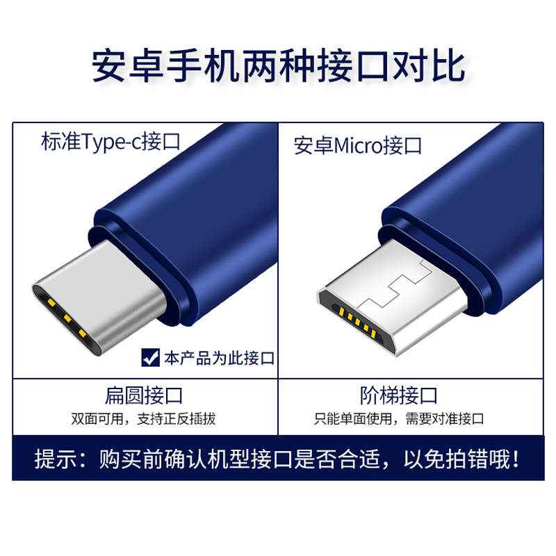 连意6A超级快充Tyep-C牛仔布编织数据线适用华为Mate60荣耀vivo小米OPPO手机加长2米车载USB闪充100W充电器线 - 图0