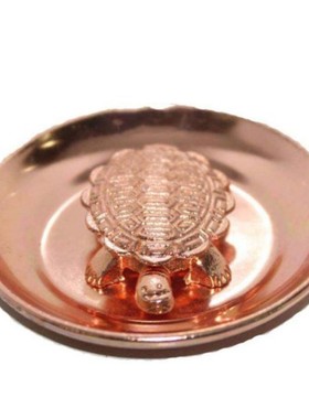 印度nitin迷你tVaastu手工铜乌龟板 吉祥