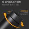LED bold lamp double head single head double spotlight downlight black square grille embedded bean gall lamp home