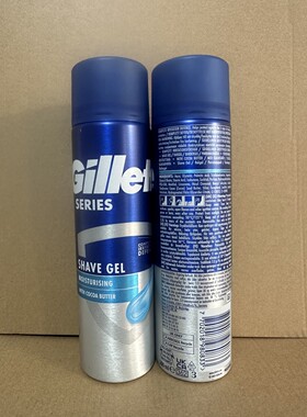 英国GILLETTE吉列剃须啫喱剃须泡