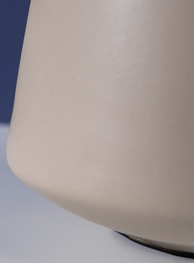 极速零售现代花盆北欧摆件简约户外茶桌花盆大号光U面色釉陶瓷花