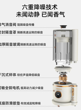 新品大宇柔声破壁机家用加热全自动小型轻音豆Q浆机非静音多功能