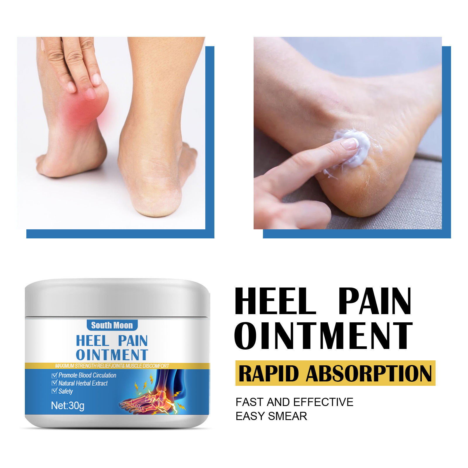 Heel pain cream relieves joint toe heel pain cream stiff arc - 图1