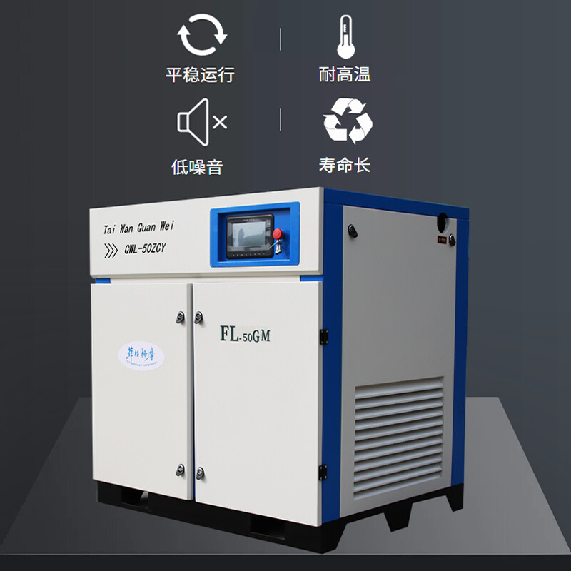 .75千瓦螺杆式空压机整套7.5kw1立方永磁变频螺杆机10P空气压缩机-图1