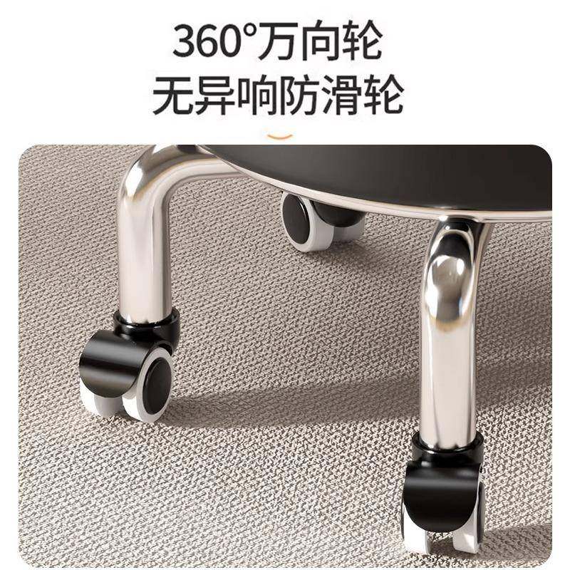 拉车套罩小凳子家用滑轮矮凳圆凳美缝矮凳儿童学步凳小板凳足浴凳,淘宝优惠券,粉丝福利购,淘宝优惠卷