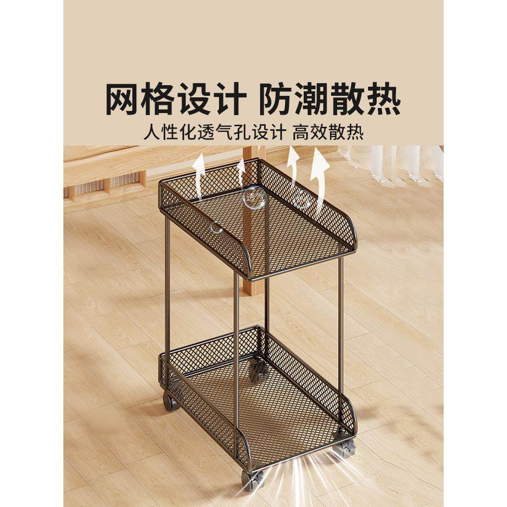 Computer host bracket office home desktop movable chassis placement cabinet base placement rack wheeled tray