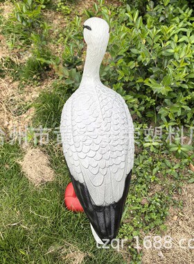 园林装饰户外工艺品花园水池y景观白鹤婚庆节日彷真丹顶鹤摆件