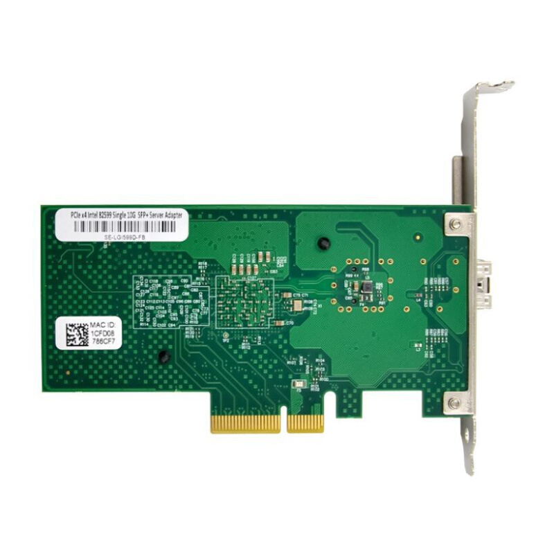万兆网卡X520-SR1 PCIe x4 单光口10G SFP+服务器光纤网卡82599EN - 图1
