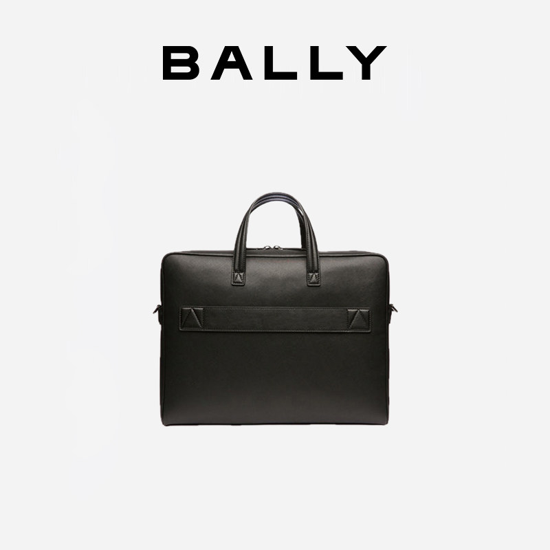 【自营】Bally/巴利新款经典男士牛皮手提单肩包公文包6301976