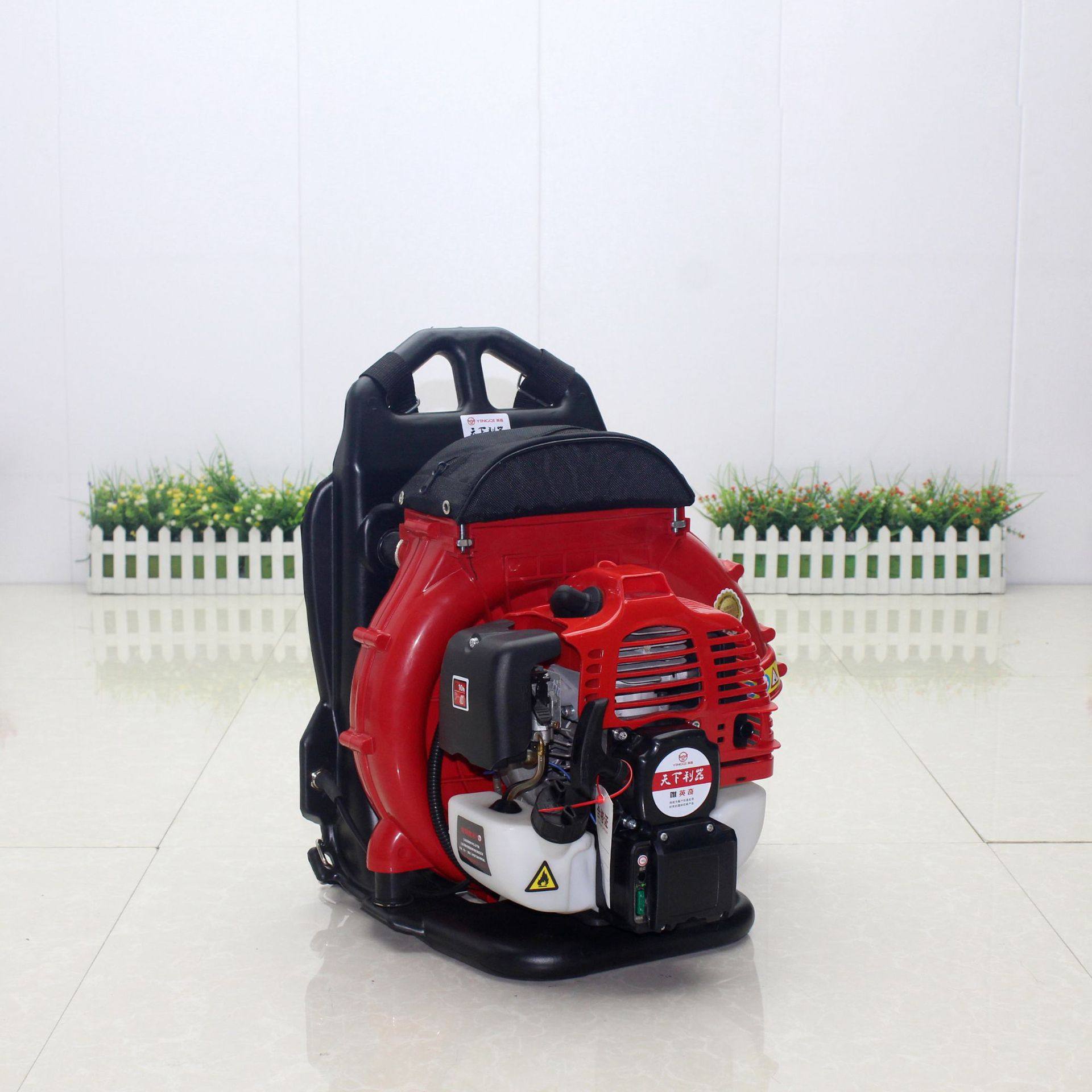 英奇电启动二冲汽油吹风机 园区落叶吹叶机背负式吹雪机公路除尘,淘宝优惠券,粉丝福利购,淘宝优惠卷