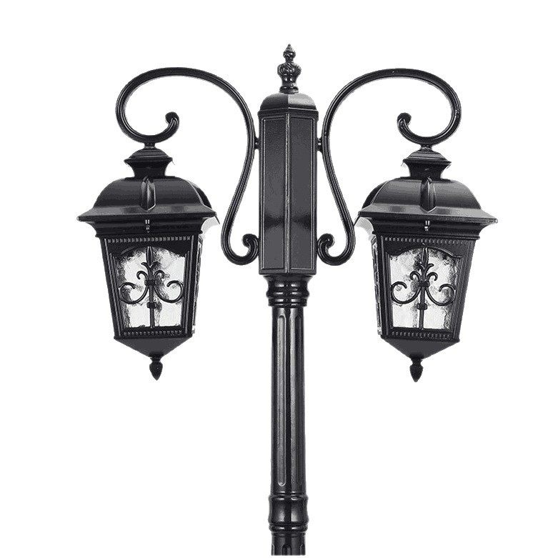 铝制欧式庭院灯小区公园led灯仿古双头景观灯户外路灯草坪灯,淘宝优惠券,粉丝福利购,淘宝优惠卷