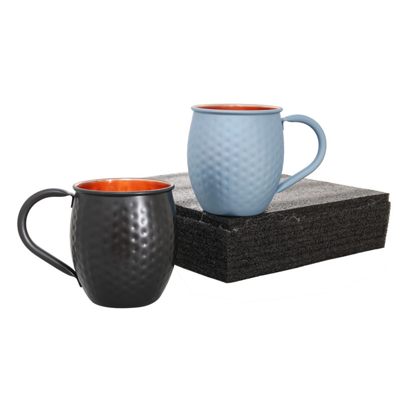 550ml锤点鼓形杯内镀外喷漆鸡尾酒酒杯创意莫斯科骡子杯批发,淘宝优惠券,粉丝福利购,淘宝优惠卷