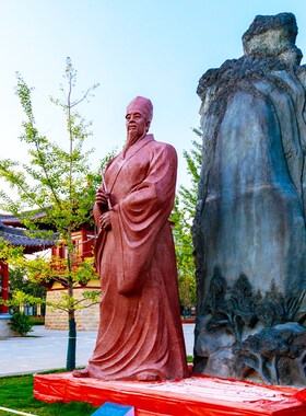 范宽石雕定制古代历史名人书法家雕像G花岗岩铸铜校园摆件制作厂