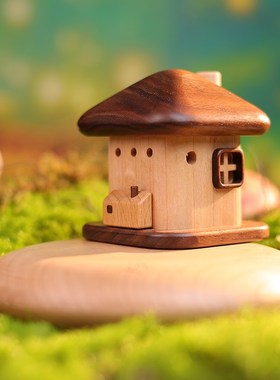 新品磁悬浮小木屋/创木工坊香薰夜灯房I子桌面创意摆件生日乔迁礼