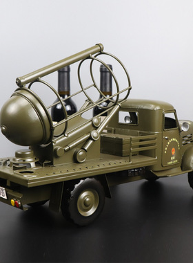 极速复古铁皮酒架军车模型欧式创意酒柜装K饰品红酒架摆件老式解