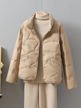 Ai Leyi Guochao 2023 New Xiangyun down the ladies short and lead light white duck suede fashion autumn and winter light