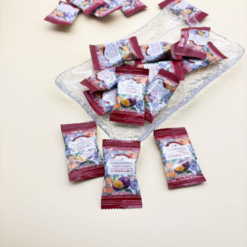 VIKOI百香果味夹心硬糖果零食婚庆喜糖婚糖伴手礼散装水果糖硬糖-图2