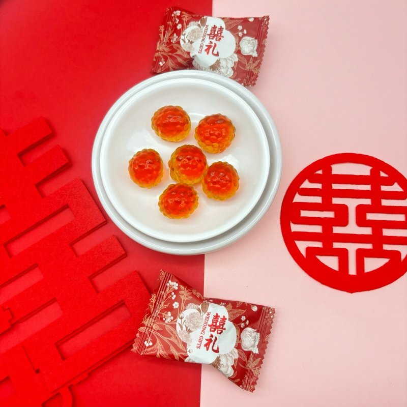 VIKOI唯口爱喜礼西柚夹心爆浆软糖结婚喜糖散装休闲零食订婚糖果,淘宝优惠券,粉丝福利购,淘宝优惠卷