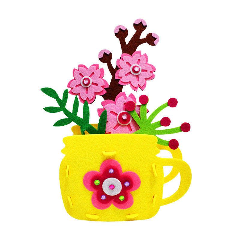 厂儿童diy立体花盆 感恩节幼儿园手工制作材料包益智玩具礼物,淘宝优惠券,粉丝福利购,淘宝优惠卷